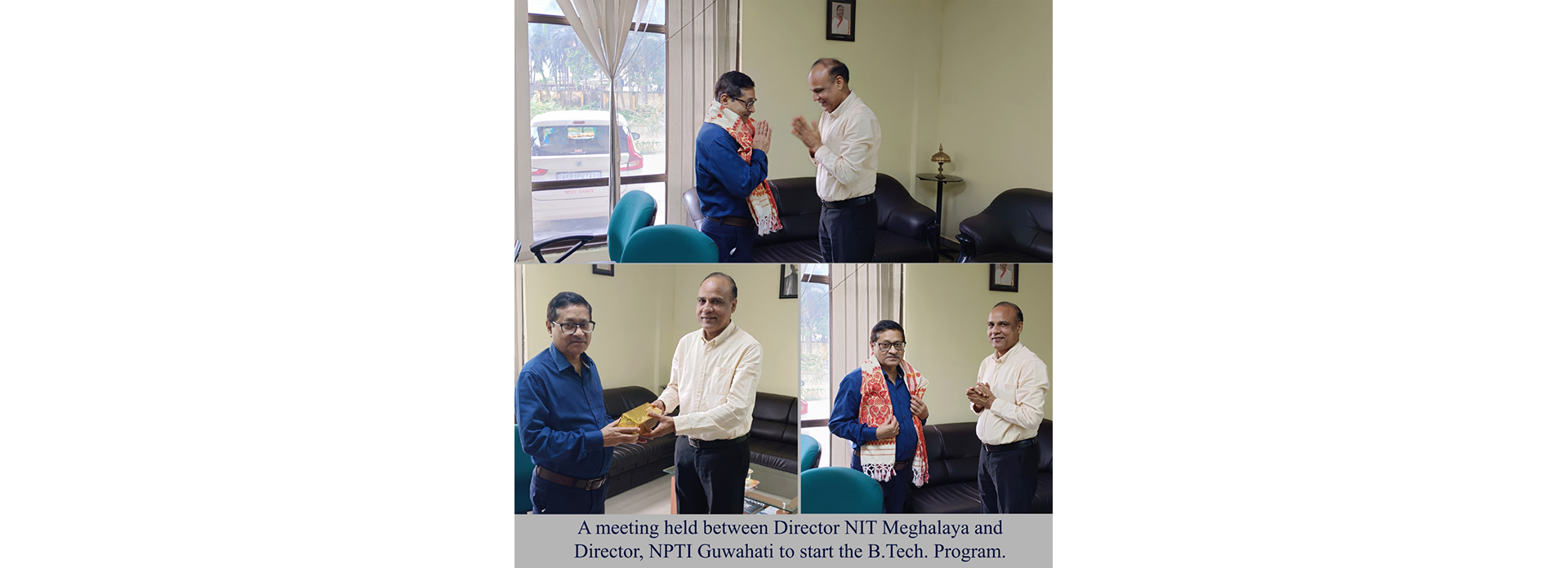 MoU between NIT Meghalaya and NPTI Guwahati to start the B.Tech Program