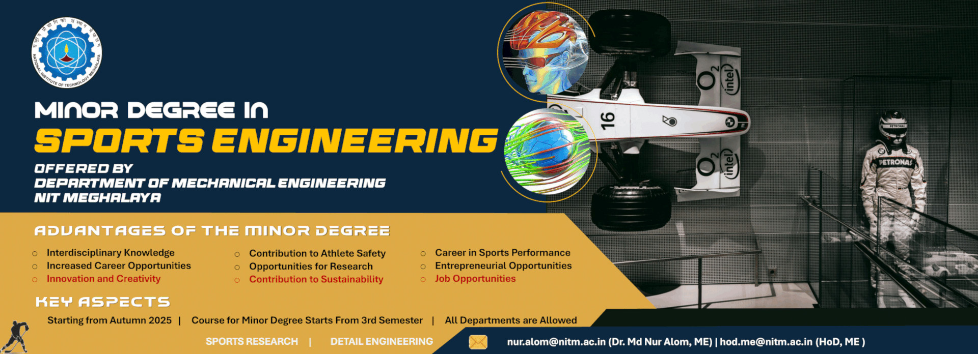 Minor Degree in Sports Engg